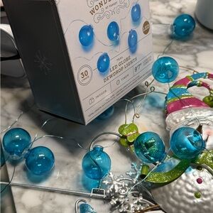Wondershop 30-count Blue LED Globe Lights